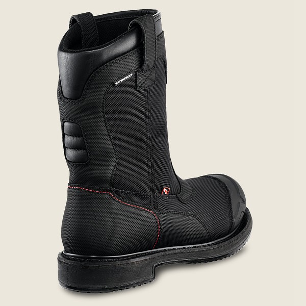 Red Wing Mens Maxbond - 11-inch Waterproof Toe Pull-on - Safety Boots Black - 9258YVJNF